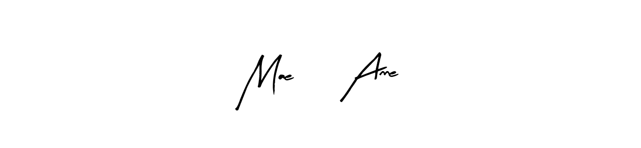 Also You can easily find your signature by using the search form. We will create Mae      Anne name handwritten signature images for you free of cost using Arty Signature sign style. Mae      Anne signature style 8 images and pictures png