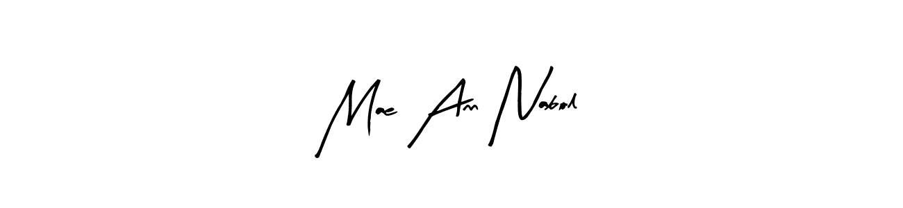 You should practise on your own different ways (Arty Signature) to write your name (Mae Ann Nabol) in signature. don't let someone else do it for you. Mae Ann Nabol signature style 8 images and pictures png