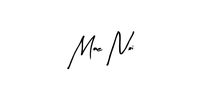 You should practise on your own different ways (Arty Signature) to write your name (Mae Noi) in signature. don't let someone else do it for you. Mae Noi signature style 8 images and pictures png