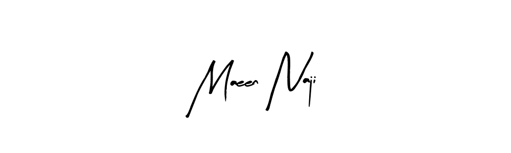 Maeen Naji stylish signature style. Best Handwritten Sign (Arty Signature) for my name. Handwritten Signature Collection Ideas for my name Maeen Naji. Maeen Naji signature style 8 images and pictures png