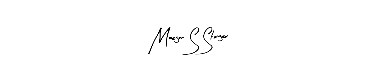 Arty Signature is a professional signature style that is perfect for those who want to add a touch of class to their signature. It is also a great choice for those who want to make their signature more unique. Get Maegan S Stonger name to fancy signature for free. Maegan S Stonger signature style 8 images and pictures png