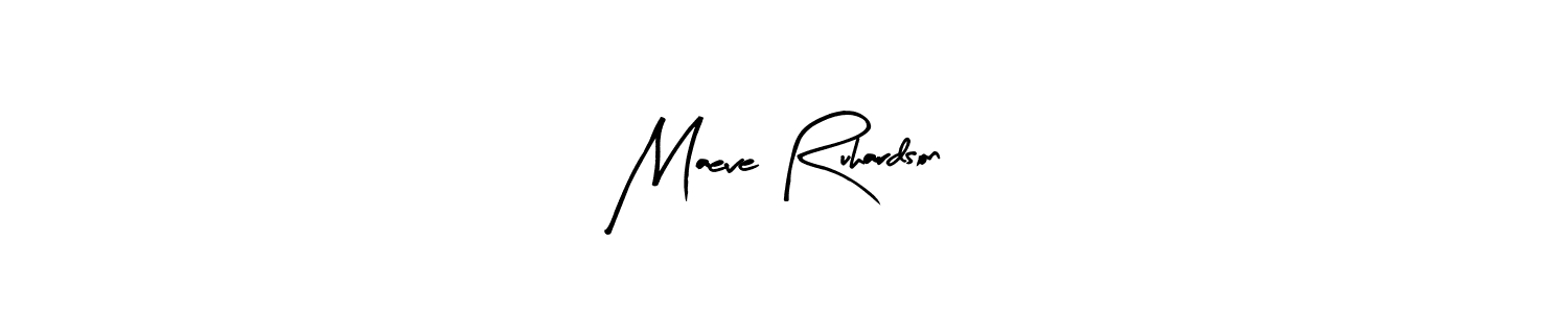 Similarly Arty Signature is the best handwritten signature design. Signature creator online .You can use it as an online autograph creator for name Maeve Ruhardson. Maeve Ruhardson signature style 8 images and pictures png