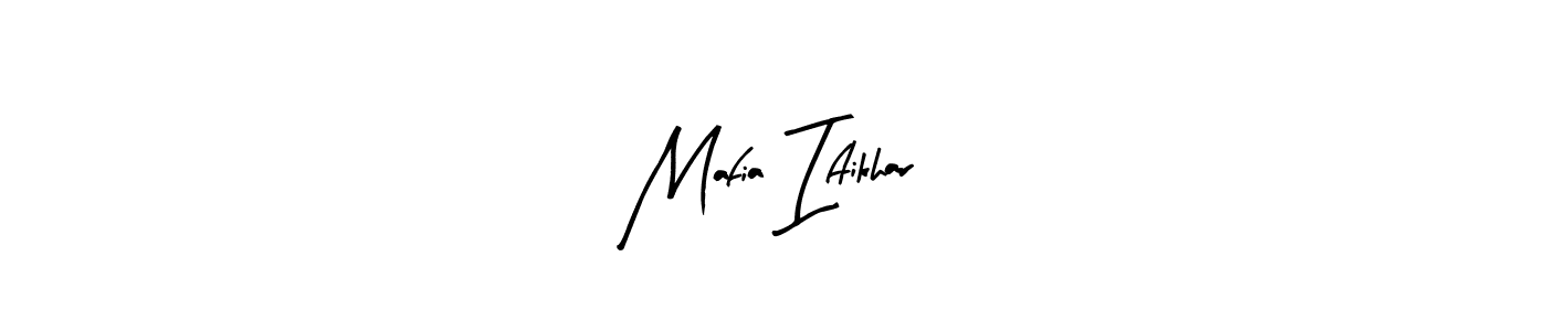 You can use this online signature creator to create a handwritten signature for the name Mafia Iftikhar. This is the best online autograph maker. Mafia Iftikhar signature style 8 images and pictures png