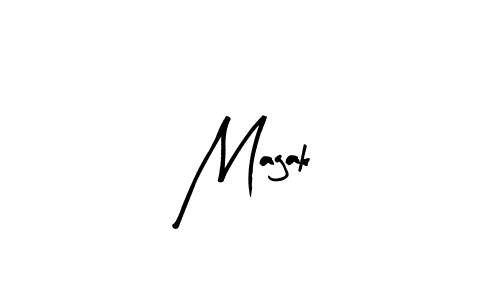 Make a beautiful signature design for name Magak. Use this online signature maker to create a handwritten signature for free. Magak signature style 8 images and pictures png