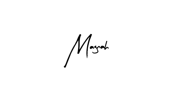 Use a signature maker to create a handwritten signature online. With this signature software, you can design (Arty Signature) your own signature for name Magnah. Magnah signature style 8 images and pictures png