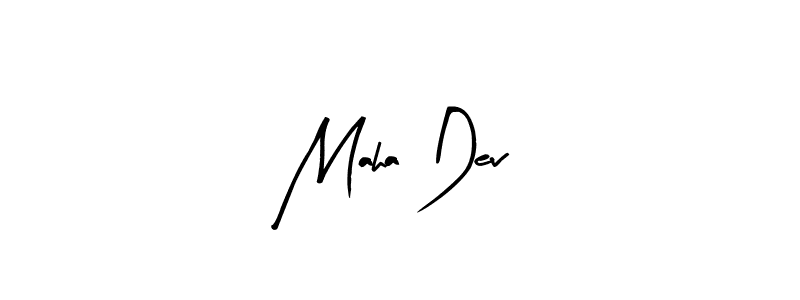 You can use this online signature creator to create a handwritten signature for the name Maha Dev. This is the best online autograph maker. Maha Dev signature style 8 images and pictures png