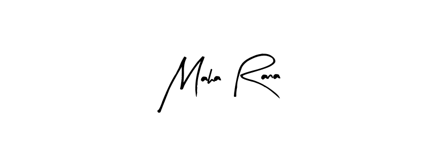 Make a beautiful signature design for name Maha Rana. Use this online signature maker to create a handwritten signature for free. Maha Rana signature style 8 images and pictures png
