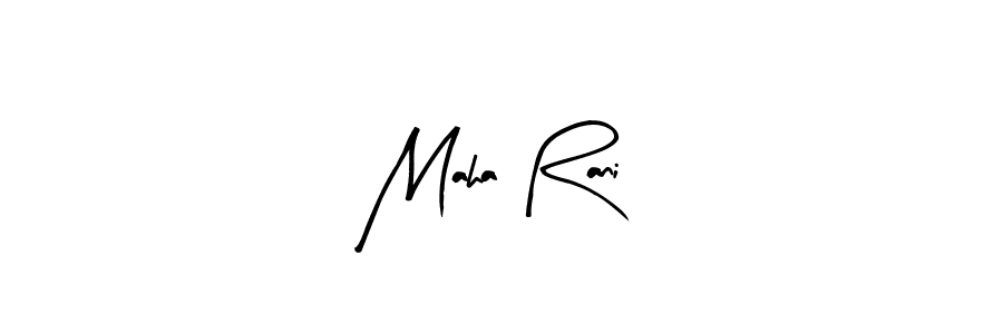 How to make Maha Rani signature? Arty Signature is a professional autograph style. Create handwritten signature for Maha Rani name. Maha Rani signature style 8 images and pictures png