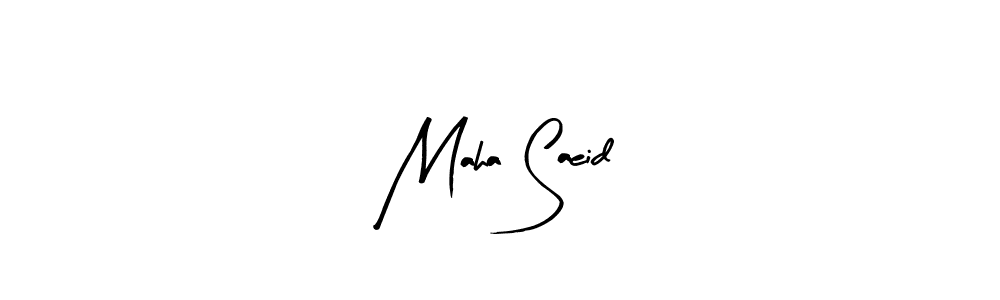 How to Draw Maha Saeid signature style? Arty Signature is a latest design signature styles for name Maha Saeid. Maha Saeid signature style 8 images and pictures png