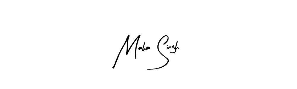 How to make Maha Singh signature? Arty Signature is a professional autograph style. Create handwritten signature for Maha Singh name. Maha Singh signature style 8 images and pictures png