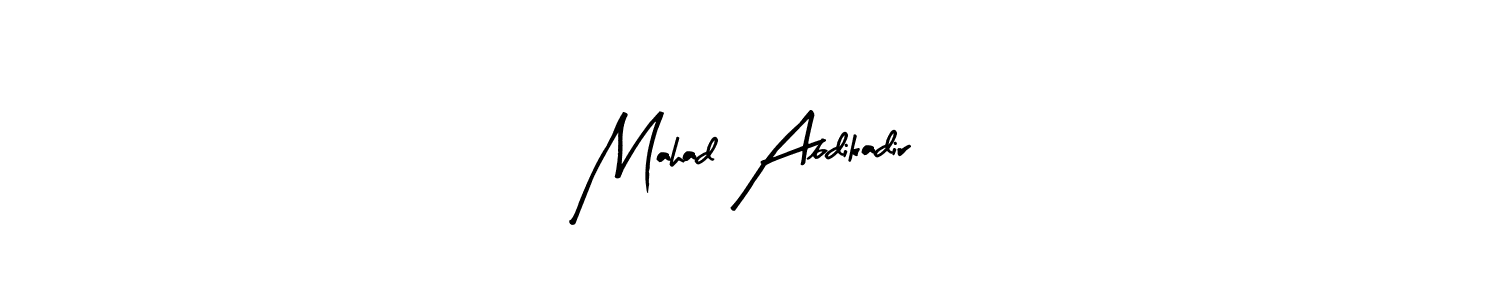 It looks lik you need a new signature style for name Mahad Abdikadir. Design unique handwritten (Arty Signature) signature with our free signature maker in just a few clicks. Mahad Abdikadir signature style 8 images and pictures png