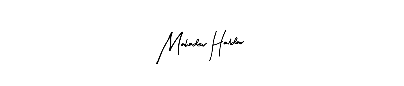 It looks lik you need a new signature style for name Mahadev Haldar. Design unique handwritten (Arty Signature) signature with our free signature maker in just a few clicks. Mahadev Haldar signature style 8 images and pictures png