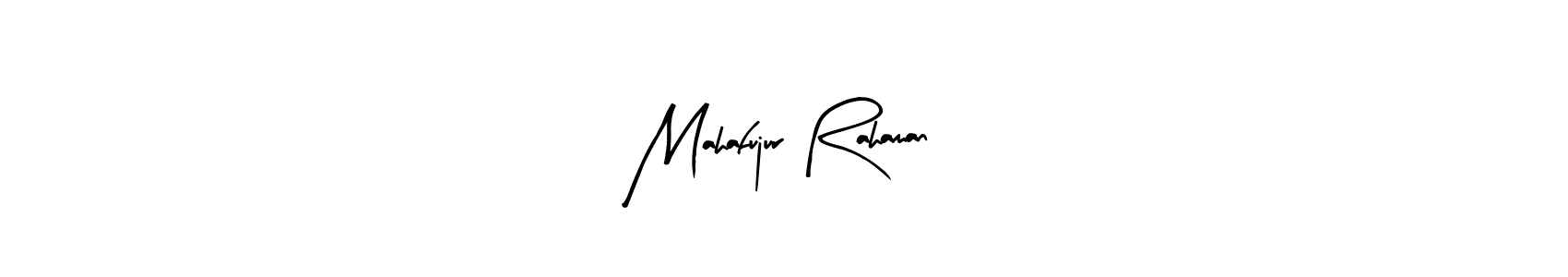 Similarly Arty Signature is the best handwritten signature design. Signature creator online .You can use it as an online autograph creator for name Mahafujur Rahaman. Mahafujur Rahaman signature style 8 images and pictures png