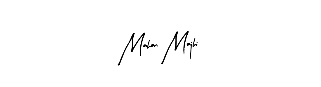 The best way (Arty Signature) to make a short signature is to pick only two or three words in your name. The name Mahan Majhi include a total of six letters. For converting this name. Mahan Majhi signature style 8 images and pictures png