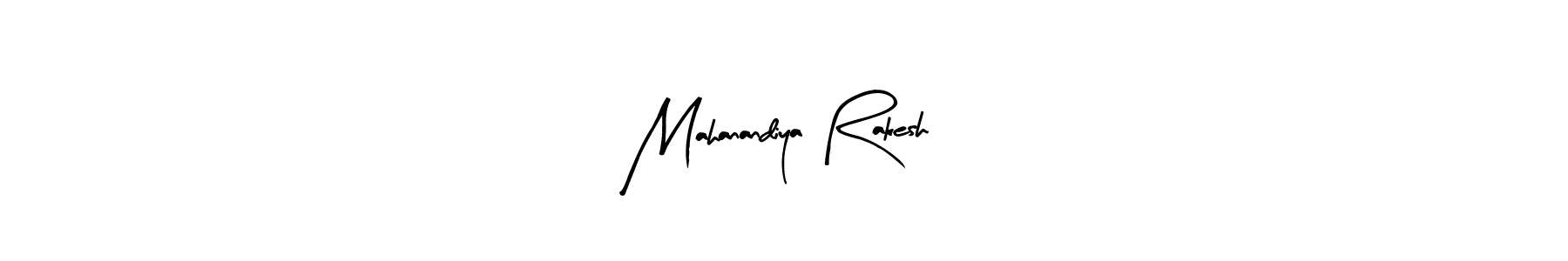 See photos of Mahanandiya Rakesh official signature by Spectra . Check more albums & portfolios. Read reviews & check more about Arty Signature font. Mahanandiya Rakesh signature style 8 images and pictures png