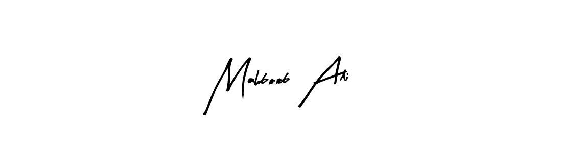 Design your own signature with our free online signature maker. With this signature software, you can create a handwritten (Arty Signature) signature for name Mahboob Ali. Mahboob Ali signature style 8 images and pictures png