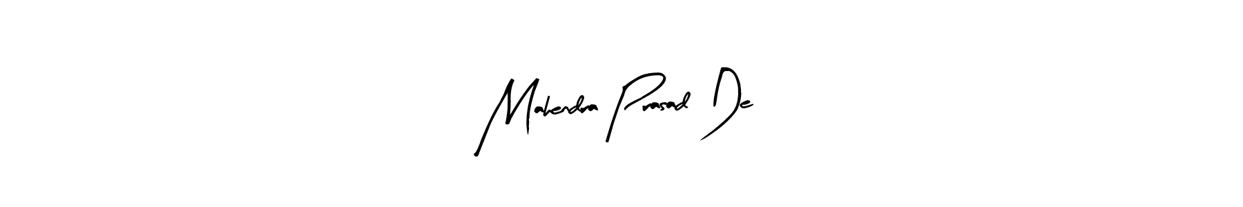 Also we have Mahendra Prasad De name is the best signature style. Create professional handwritten signature collection using Arty Signature autograph style. Mahendra Prasad De signature style 8 images and pictures png