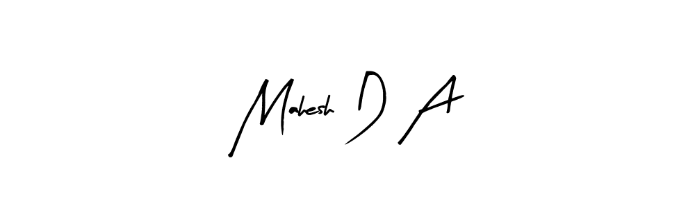 Once you've used our free online signature maker to create your best signature Arty Signature style, it's time to enjoy all of the benefits that Mahesh D A name signing documents. Mahesh D A signature style 8 images and pictures png
