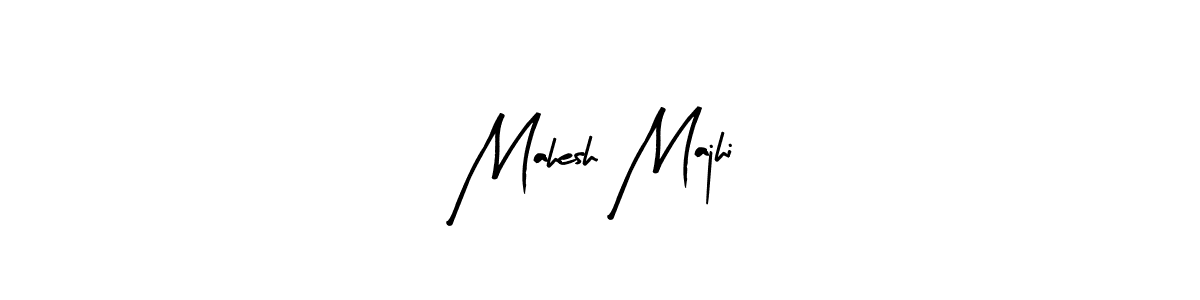 Also we have Mahesh Majhi name is the best signature style. Create professional handwritten signature collection using Arty Signature autograph style. Mahesh Majhi signature style 8 images and pictures png