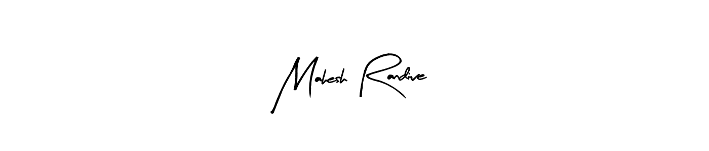 Also You can easily find your signature by using the search form. We will create Mahesh Randive name handwritten signature images for you free of cost using Arty Signature sign style. Mahesh Randive signature style 8 images and pictures png