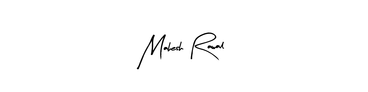 Create a beautiful signature design for name Mahesh Rawal. With this signature (Arty Signature) fonts, you can make a handwritten signature for free. Mahesh Rawal signature style 8 images and pictures png