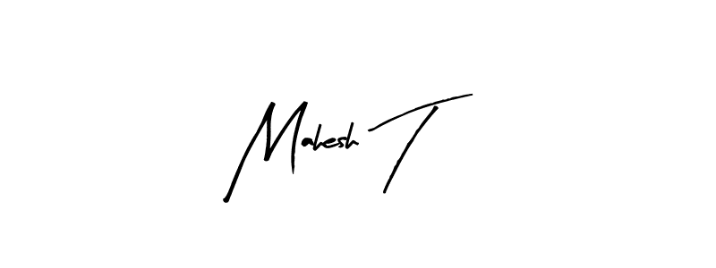 Design your own signature with our free online signature maker. With this signature software, you can create a handwritten (Arty Signature) signature for name Mahesh T. Mahesh T signature style 8 images and pictures png