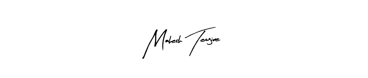 The best way (Arty Signature) to make a short signature is to pick only two or three words in your name. The name Mahesh Temgire include a total of six letters. For converting this name. Mahesh Temgire signature style 8 images and pictures png