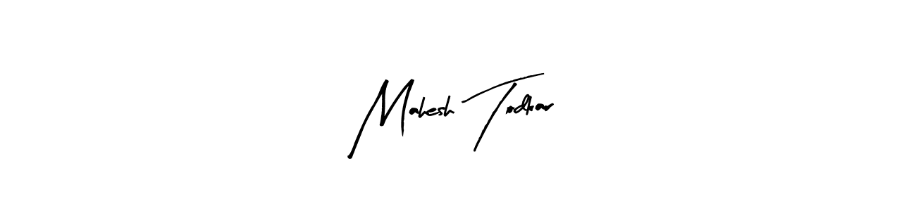 How to make Mahesh Todkar signature? Arty Signature is a professional autograph style. Create handwritten signature for Mahesh Todkar name. Mahesh Todkar signature style 8 images and pictures png