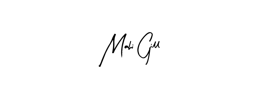 Once you've used our free online signature maker to create your best signature Arty Signature style, it's time to enjoy all of the benefits that Mahi Gill name signing documents. Mahi Gill signature style 8 images and pictures png