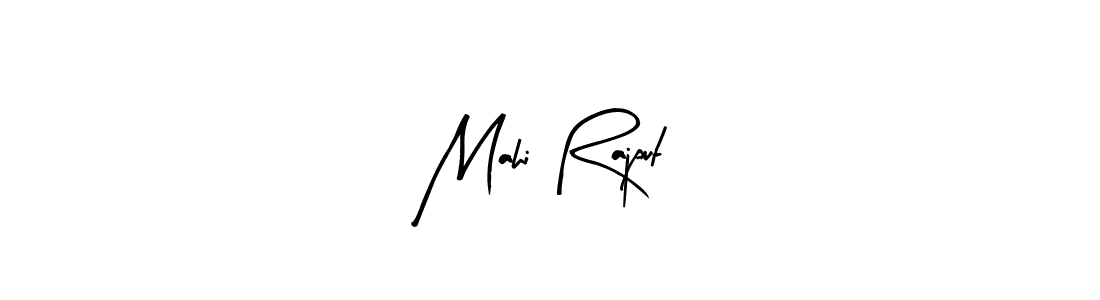 Create a beautiful signature design for name Mahi Rajput. With this signature (Arty Signature) fonts, you can make a handwritten signature for free. Mahi Rajput signature style 8 images and pictures png