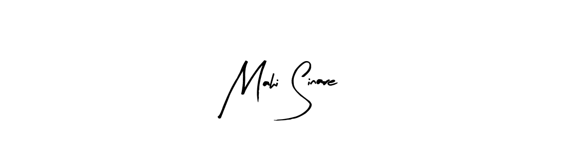 Arty Signature is a professional signature style that is perfect for those who want to add a touch of class to their signature. It is also a great choice for those who want to make their signature more unique. Get Mahi Sinare name to fancy signature for free. Mahi Sinare signature style 8 images and pictures png