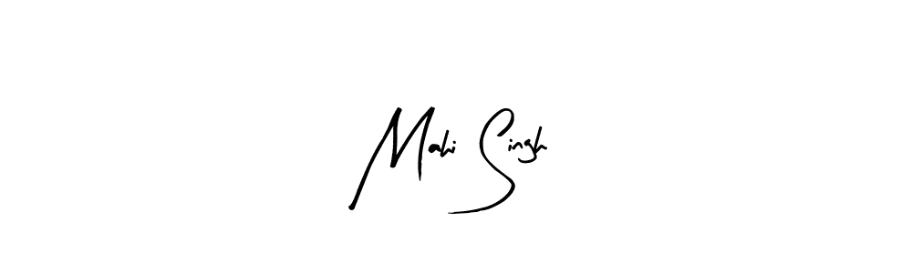 How to make Mahi Singh name signature. Use Arty Signature style for creating short signs online. This is the latest handwritten sign. Mahi Singh signature style 8 images and pictures png