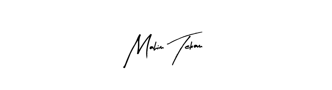 Use a signature maker to create a handwritten signature online. With this signature software, you can design (Arty Signature) your own signature for name Mahim Tekam. Mahim Tekam signature style 8 images and pictures png