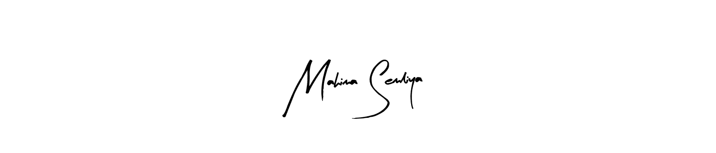 You should practise on your own different ways (Arty Signature) to write your name (Mahima Semliya) in signature. don't let someone else do it for you. Mahima Semliya signature style 8 images and pictures png