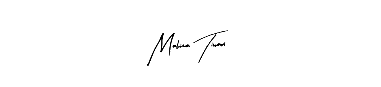 The best way (Arty Signature) to make a short signature is to pick only two or three words in your name. The name Mahima Tiwari include a total of six letters. For converting this name. Mahima Tiwari signature style 8 images and pictures png