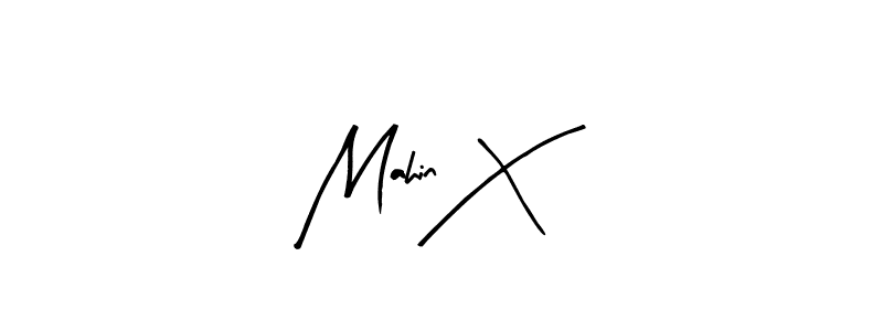 Make a beautiful signature design for name Mahin X!. With this signature (Arty Signature) style, you can create a handwritten signature for free. Mahin X! signature style 8 images and pictures png