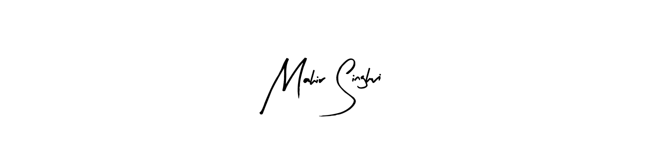 How to Draw Mahir Singhvi signature style? Arty Signature is a latest design signature styles for name Mahir Singhvi. Mahir Singhvi signature style 8 images and pictures png