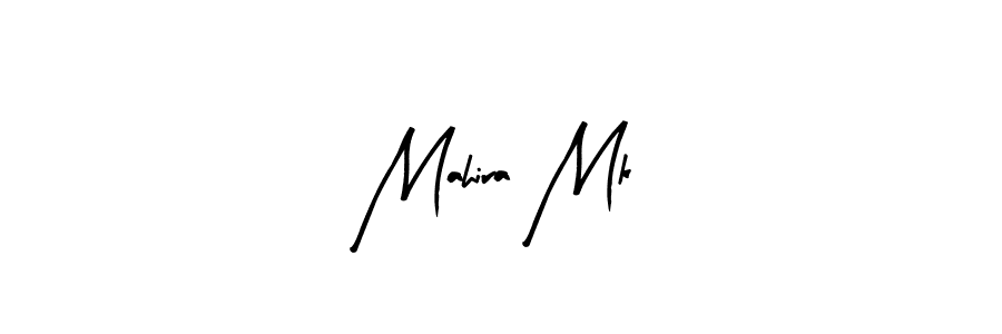 if you are searching for the best signature style for your name Mahira Mk. so please give up your signature search. here we have designed multiple signature styles  using Arty Signature. Mahira Mk signature style 8 images and pictures png