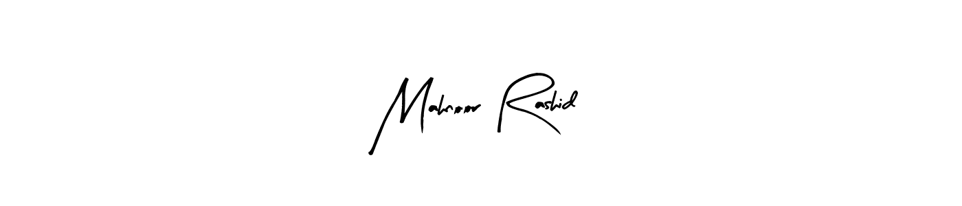 Similarly Arty Signature is the best handwritten signature design. Signature creator online .You can use it as an online autograph creator for name Mahnoor Rashid. Mahnoor Rashid signature style 8 images and pictures png