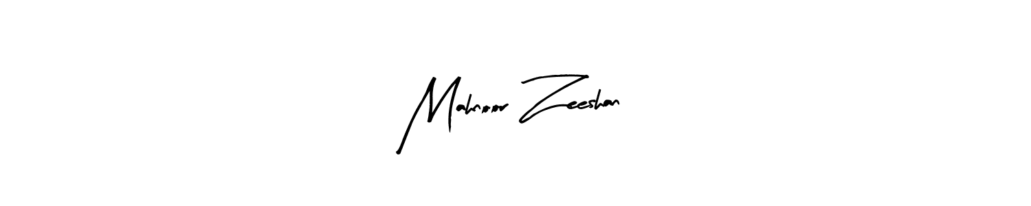 The best way (Arty Signature) to make a short signature is to pick only two or three words in your name. The name Mahnoor Zeeshan include a total of six letters. For converting this name. Mahnoor Zeeshan signature style 8 images and pictures png