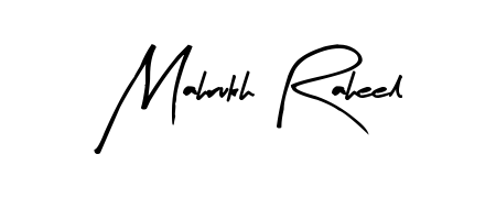 Make a beautiful signature design for name Mahrukh Raheel. Use this online signature maker to create a handwritten signature for free. Mahrukh Raheel signature style 8 images and pictures png