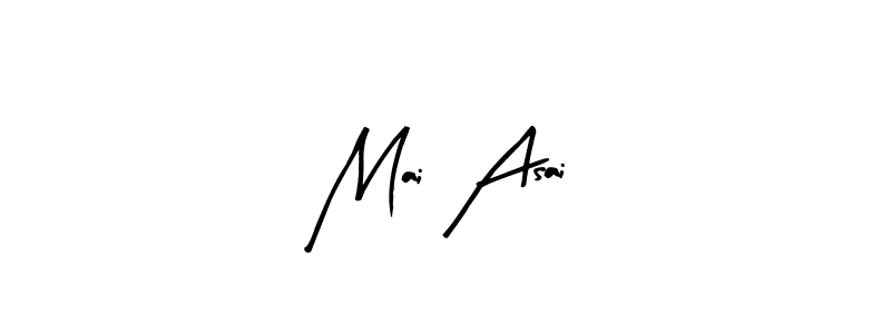 Design your own signature with our free online signature maker. With this signature software, you can create a handwritten (Arty Signature) signature for name Mai Asai. Mai Asai signature style 8 images and pictures png