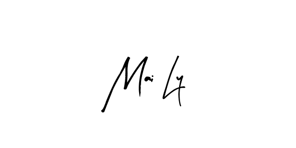 Design your own signature with our free online signature maker. With this signature software, you can create a handwritten (Arty Signature) signature for name Mai Ly. Mai Ly signature style 8 images and pictures png