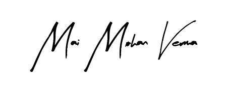 Explore multiple handwriting variations for Mai Mohan Verma including this stunning Arty Signature design. Free to use across all platforms. Mai Mohan Verma signature style 8 images and pictures png