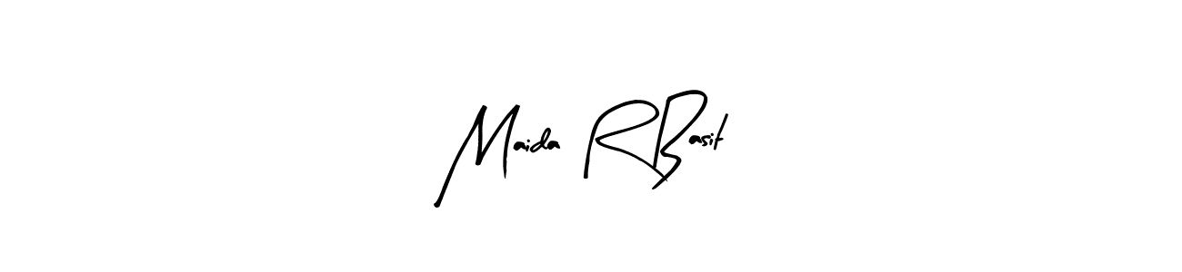 Also You can easily find your signature by using the search form. We will create Maida R Basit name handwritten signature images for you free of cost using Arty Signature sign style. Maida R Basit signature style 8 images and pictures png