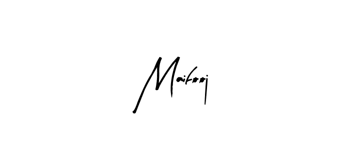Arty Signature is a professional signature style that is perfect for those who want to add a touch of class to their signature. It is also a great choice for those who want to make their signature more unique. Get Maifooj name to fancy signature for free. Maifooj signature style 8 images and pictures png