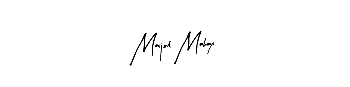 Also You can easily find your signature by using the search form. We will create Maijol Mahap name handwritten signature images for you free of cost using Arty Signature sign style. Maijol Mahap signature style 8 images and pictures png