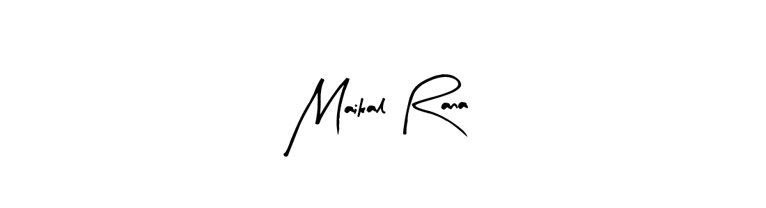 Maikal Rana stylish signature style. Best Handwritten Sign (Arty Signature) for my name. Handwritten Signature Collection Ideas for my name Maikal Rana. Maikal Rana signature style 8 images and pictures png