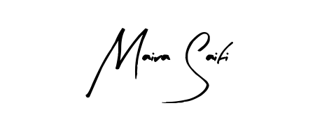 An effortless, minimalist signature concept for Maira Saifi using Arty Signature design. Clean lines that look great on any document. Maira Saifi signature style 8 images and pictures png