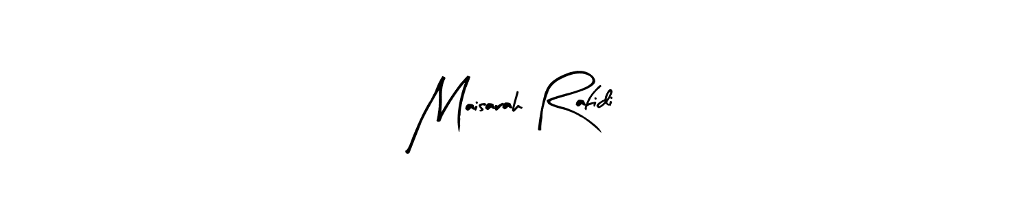 Make a beautiful signature design for name Maisarah Rafidi. Use this online signature maker to create a handwritten signature for free. Maisarah Rafidi signature style 8 images and pictures png